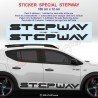 STEPWAY - Autocollant pour bas de caisse DACIA - Lot de 2 stickers