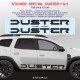 JOGGER - Autocollant pour bas de caisse DACIA - Lot de 2 stickers