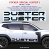 DUSTER 3 - Side skirt sticker decals for Dacia - Set of 2 stickers