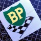 4 vintage sticker decals BP British Petroleum 70's for ALPINE RENAULT