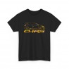 CLIO 4 RS silhouette Männer T-Shirt Schwarz und golden metal C4RS