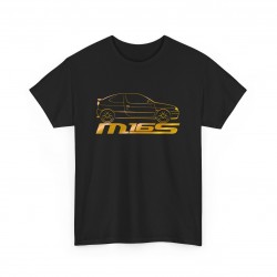 MEGANE 16s COUPE silhouette Men Tshirt black and gold M16S
