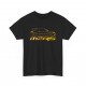 MEGANE 2 RS silhouette Männer T-Shirt Schwarz und golden metal M2RS