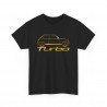 R5 Alpine Turbo silhouette Männer T-Shirt Schwarz und golden metal