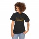 Super 5 GT Turbo silhouette Men Tshirt black and gold