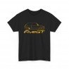 Super 5 GT Turbo silhouette Men Tshirt black and gold