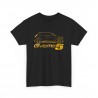 Renault 5 E-Tech silhouette Men Tshirt black and gold