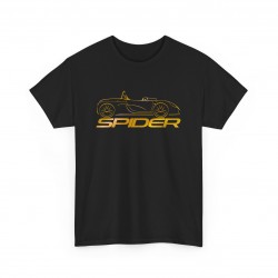 SPIDER Renault silhouette Men Tshirt black and gold