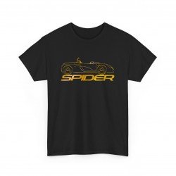 Tshirt SPIDER Renault mixte pour homme femme - Silhouette de Spider dorée métal