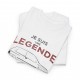 T-shirt homme silhouette Clio 16s Williams JE SUIS UNE LEGENDE