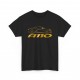 A110 Alpine silhouette Men Tshirt black and gold