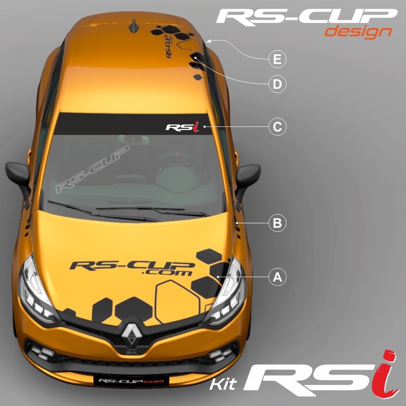 Kit sticker RS-SPORT pour Renault CLIO 5