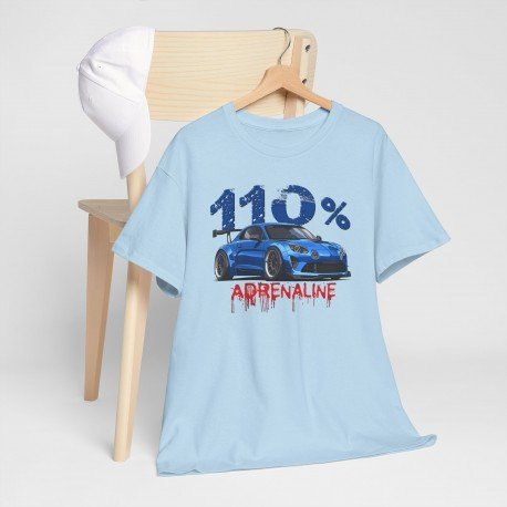 110% ADRENALINE Men Tshirt with Alpine A110
