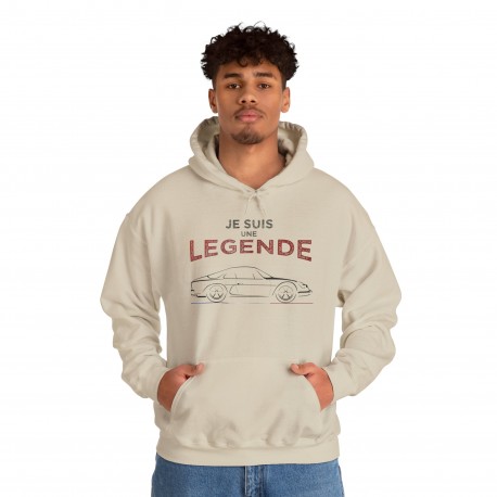 JE SUIS UNE LEGENDE A110 Berlinette silhouette Men Hoodie ALPINE RENAULT