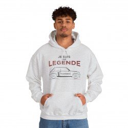 Renault 5 Turbo JE SUIS UNE LEGENDE silhouette Men Hoodie