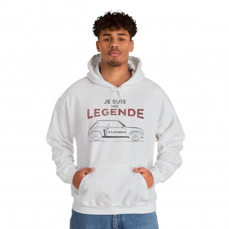 Renault 5 Turbo JE SUIS UNE LEGENDE silhouette Men Hoodie