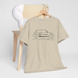 Männer T-Shirt  RENAULT 8 GORDINI R8 blau und weiss