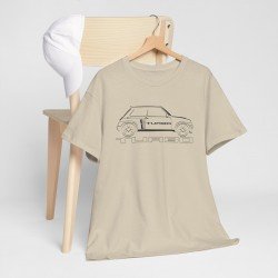 Männer T-Shirt  RENAULT 8 GORDINI R8 blau und weiss