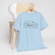 Männer T-Shirt  RENAULT 8 GORDINI R8 blau und weiss