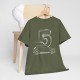 Renault 5 Men Tshirt with R5 E-Tech silhouette