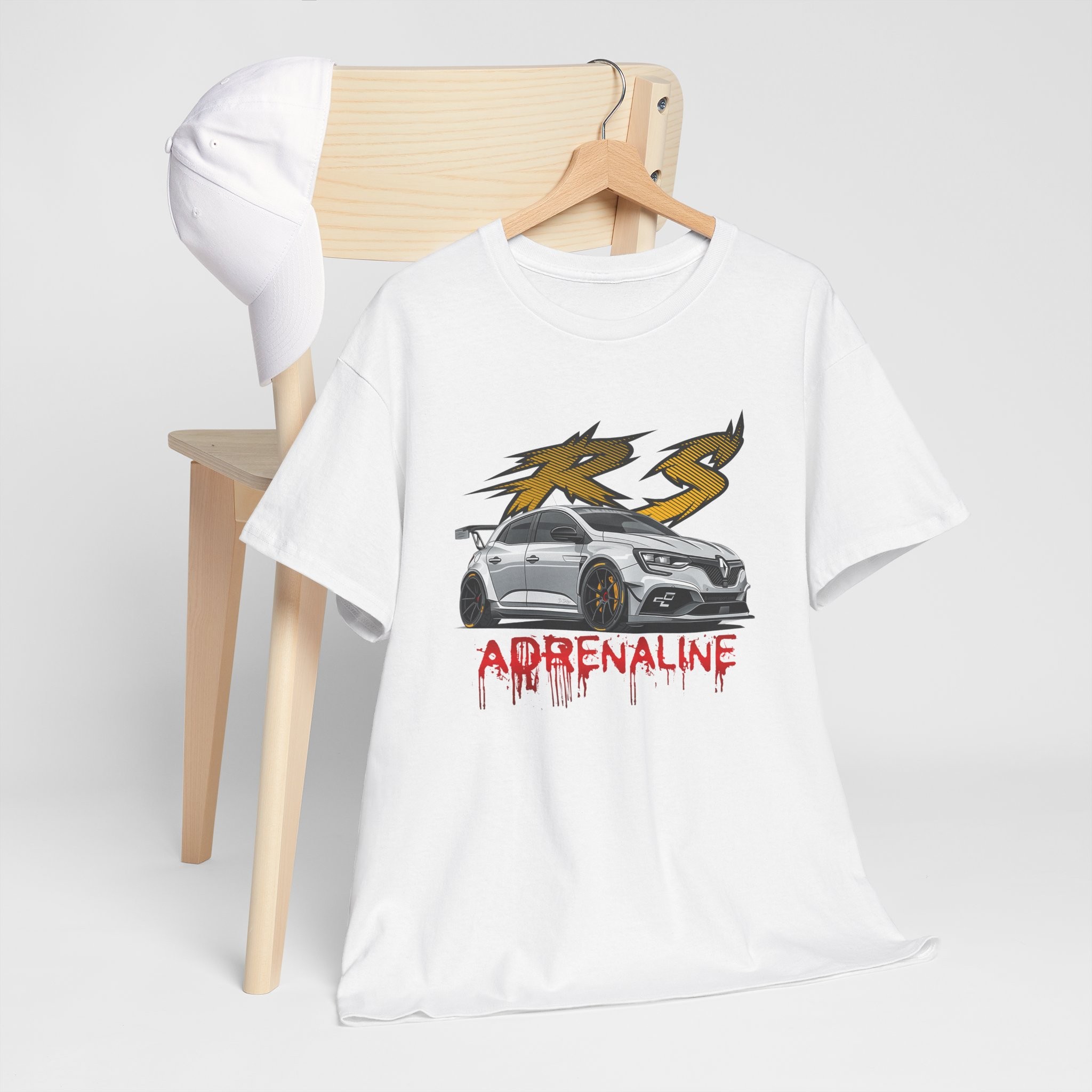 Glstkrrn Meg 4 RS OneLife T-Shirt Regular Unisex - Design Voiture Sport