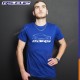 Männer T-Shirt MEGANE 3 RS RENAULT SPORT blau und weiss