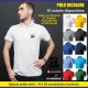 Männer T-Shirt ALPINE A110 PURE LEGENDE PREMIERE EDITION blau und weiss
