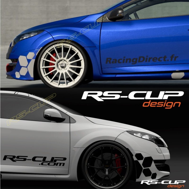 Stickers Autocollants Renault Sport Megane 3 RS TROPHY-R 275 Parechoc Front  Bumper