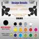 Front Bumper Sticker RSi RENAULT SPORT RS-CUP decal for Twingo Clio Megane Captur