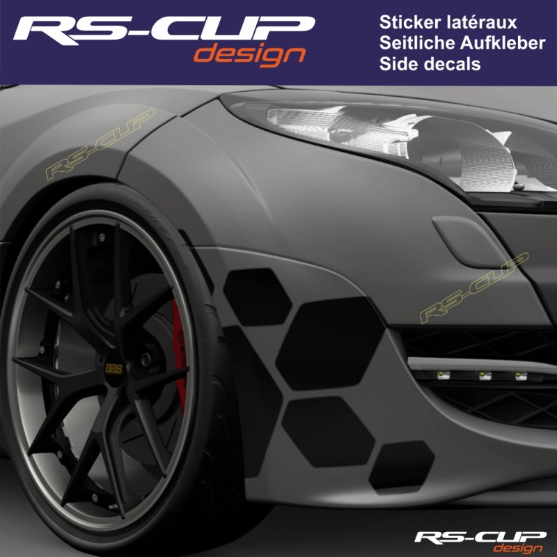 Sticker de coffre RSi RENAULT SPORT RS-CUP pour Clio Twingo Megane Captur