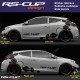Kotflügel hinten Aufkleber RSi RENAULT SPORT für Twingo Clio Megane Captur