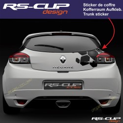 Sticker losanges de coffre RENAULT SPORT RS-CUP pour Clio Twingo Megane Captur