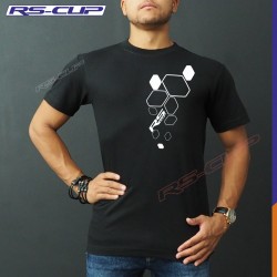 Männer T-Shirt RS-CUP RENAULT SPORT schwarz und weiß
