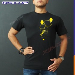 Männer T-Shirt RS-CUP RENAULT SPORT schwarz und gelb