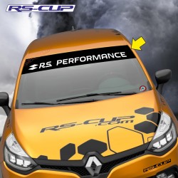 Windschutzscheibe aufkleber RENAULT SPORT RS PERFORMANCE für Clio Megane Twingo Captur