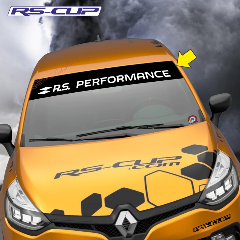 Renault Sports RS Clio Sunstrip Decal Sun Screen Sticker Choice of Colour