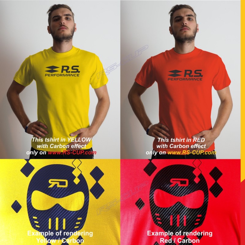 T-shirt Homme Renault Sport - Gris logo RS officiel Renaut