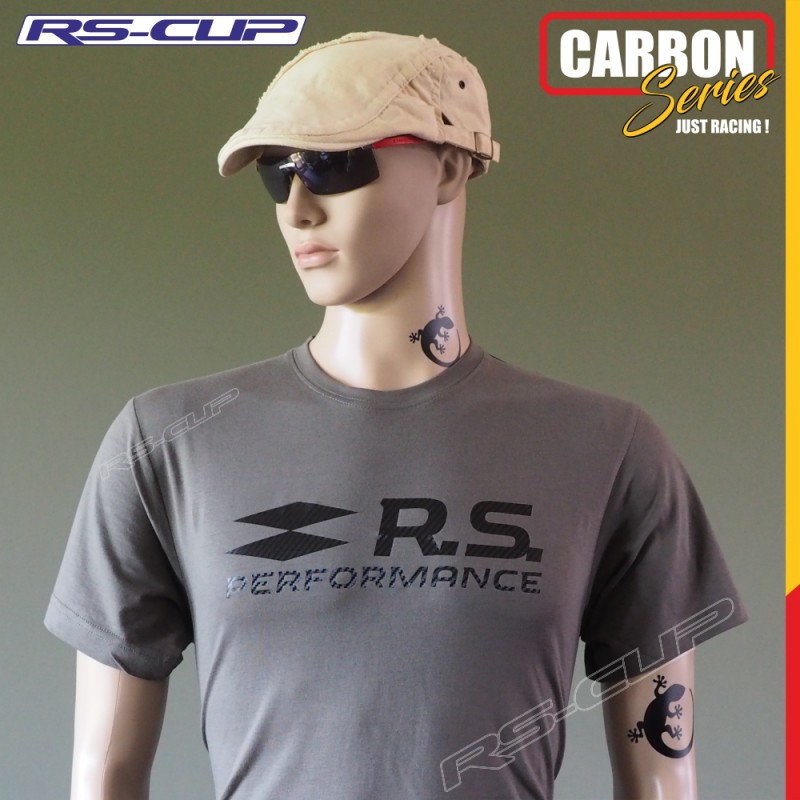 T-shirt Homme Renault Sport - Gris logo RS officiel Renaut
