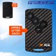 Aufkleber für 4 Tasten Schlüssel RENAULT SPORT Carbon-Look und kleine RS LOGO