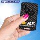 Sticker for 4 buttons Key  RS PERFORMANCE RENAULT SPORT carbon look