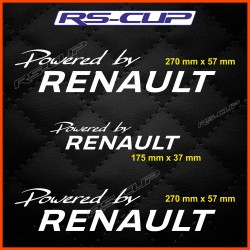 3 Powered by Renault sticker decal for Twingo Clio Megane Captur