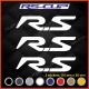 3 Aufkleber RENAULT SPORT logo RS 11 cm