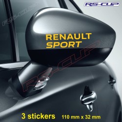 3 decals Renault Sport 11 cm