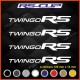 3 Aufkleber RENAULT SPORT logo RS 2018