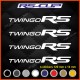 3 decals Renault Sport logo RS 2018