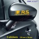 3 sticker RS PERFORMANCE RENAULT SPORT