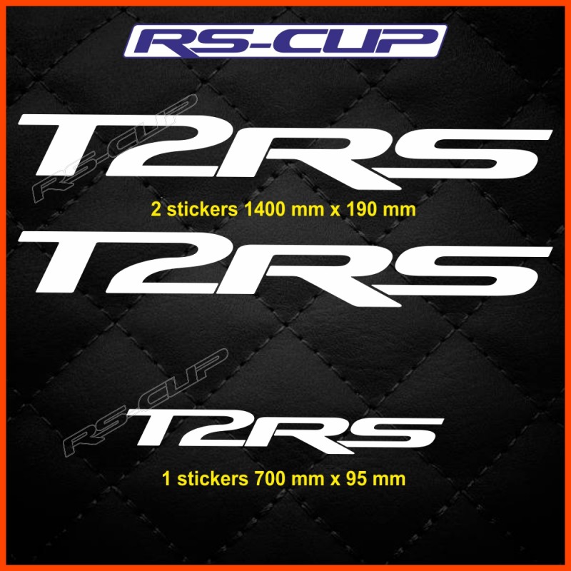 T2RS Seitenstreifen Aufkleber für RENAULT TWINGO RS