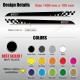 Racing Side skirt sticker decal for Renault TWINGO 1 and 2