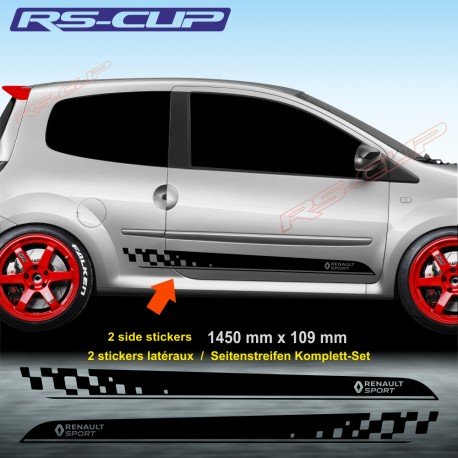 Kit autocollant RACING pour Renault TWINGO 1 et 2