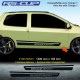 TRACKDAY style side skirt sticker decal for Renault TWINGO RS